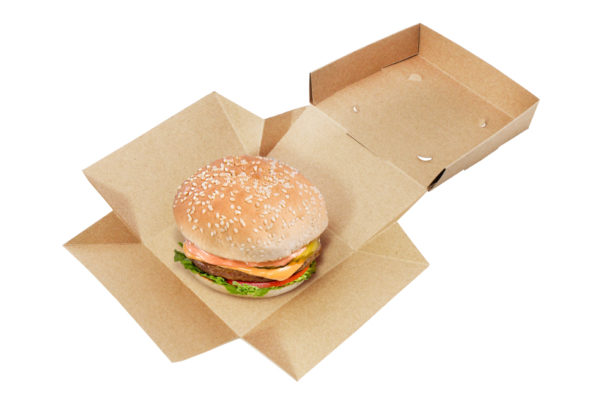 caja para hamburguesa