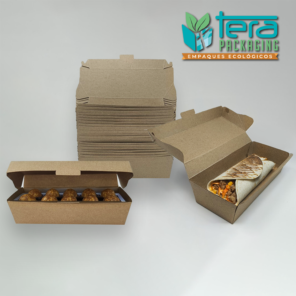 Caja Rectangular Mediana 48oz